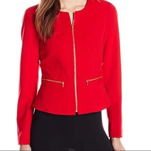Red Calvin Klein Jacket